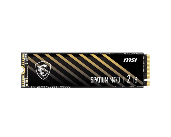 اس اس دی اینترنال ام اس آی مدل SPATIUM M470 2TB PCIe 4.0 NVMe M.2 ظرفیت دو ترابایت