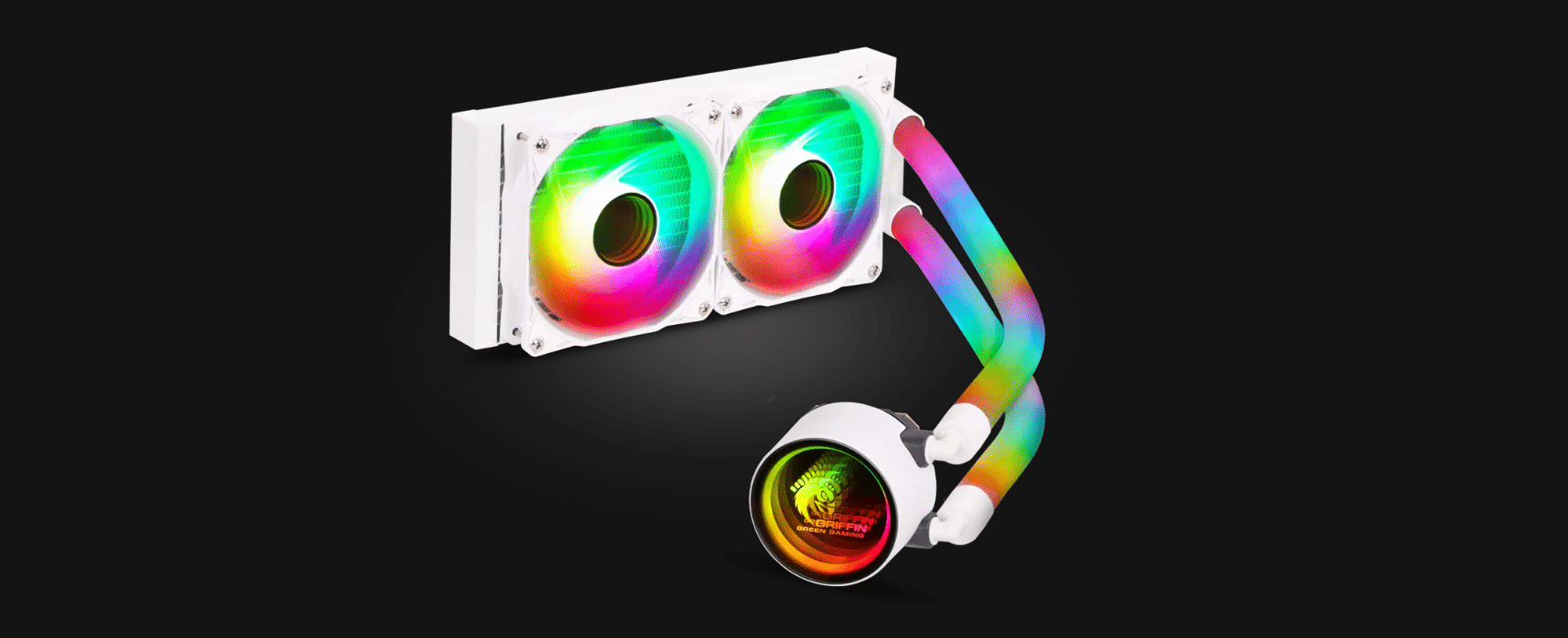 green glacier stream argb cpu cooler green glacier stream argb cpu cooler