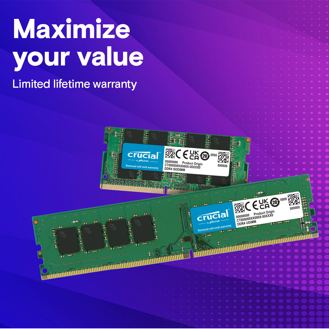 رم کامپیوتر کروشیال مدل Crucial 8GB DDR4 3200 CL22 CT8